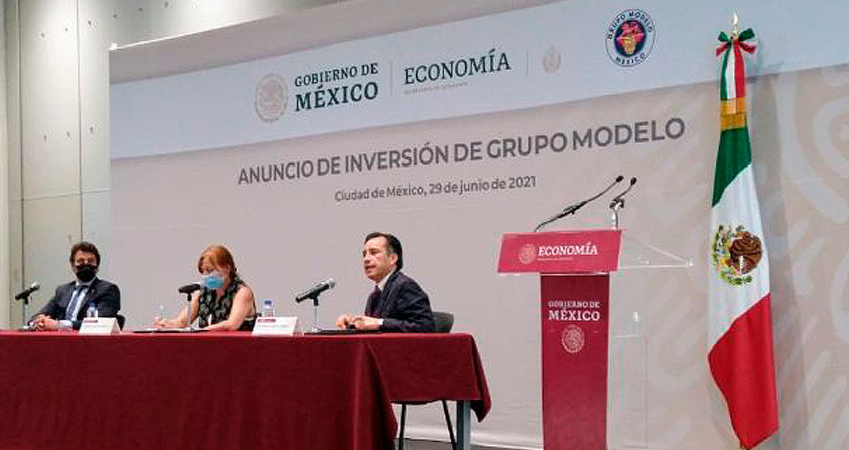 Grupo Modelo anuncia inversión de más de 3 mil millones de pesos en Veracruz